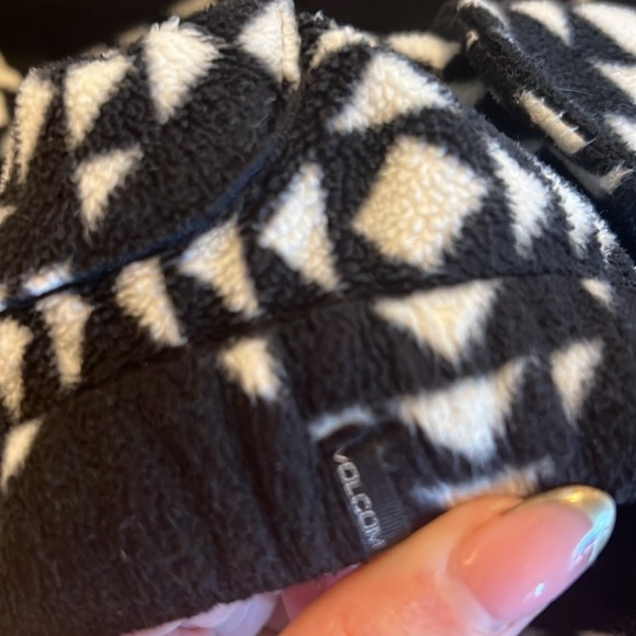 VOLCOM Jacket Cropped Fleece Zip Up with Hood | - Picture 8 of 8